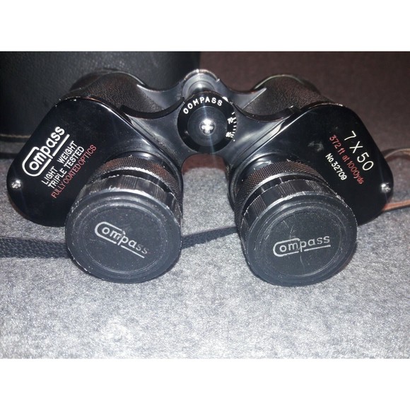 Vintage Compass Binocular Light Weight Triple Tested 7 x 50 No. 32709 - Picture 3 of 12